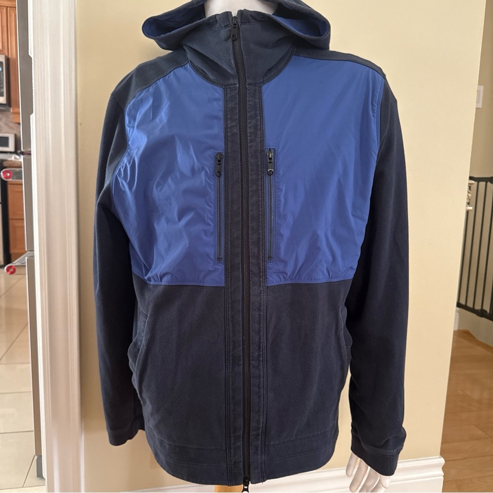 Men's Blue LULULEMON Hooded Jacket SZ XL